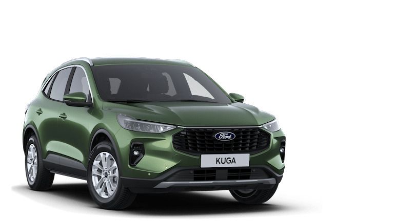 Bursting green Neu 2024 Ford Kuga Titanium SUV | 44.200 € - Bild 1/1
