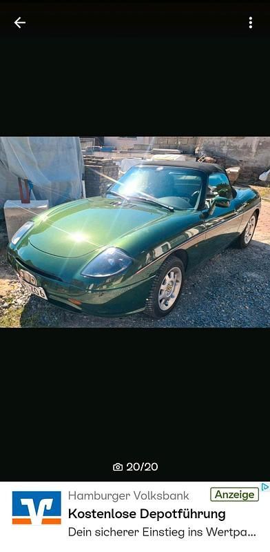 Grün Gebraucht 1996 Fiat Barchetta Cabrio | 8.000 € - Bild 1/4