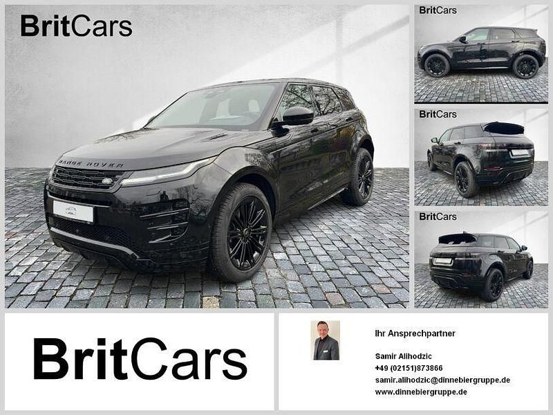 Schwarz (metallic) Neu 2025 Land Rover Range Rover evoque Dynamic SUV | 74.222 € (Teuer) - Bild 1/4