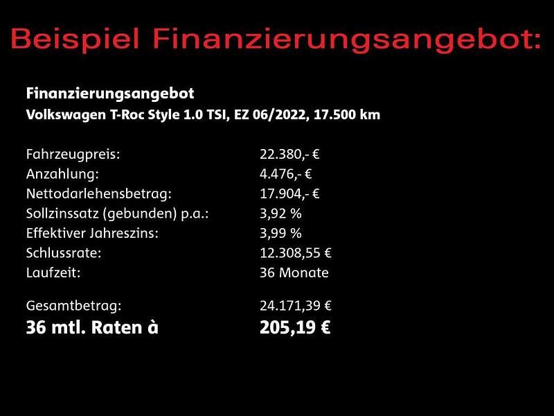 Gebraucht VW T-Roc Style 110 PS (80 kW) 2022 Ascotgrau SUV