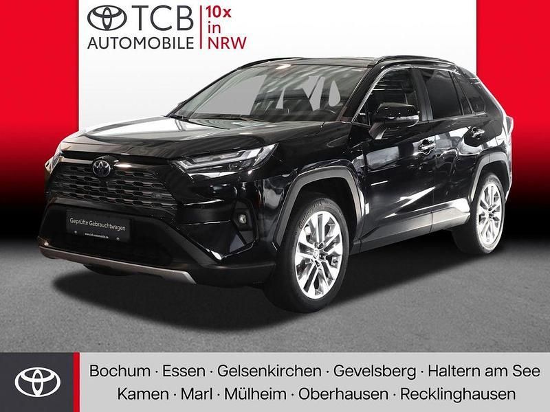 Tiefschwarz mica metallic Gebraucht 2021 Toyota RAV4 Hybrid Basis SUV | 37.989 € (Teuer) - Bild 1/4