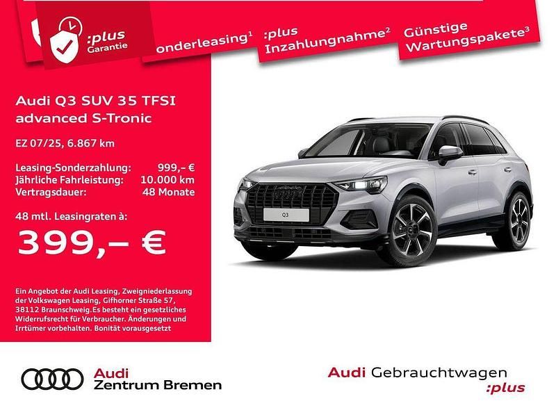 Gebraucht Audi Q3 Advanced 150 PS (110 kW) 2025 Silber SUV