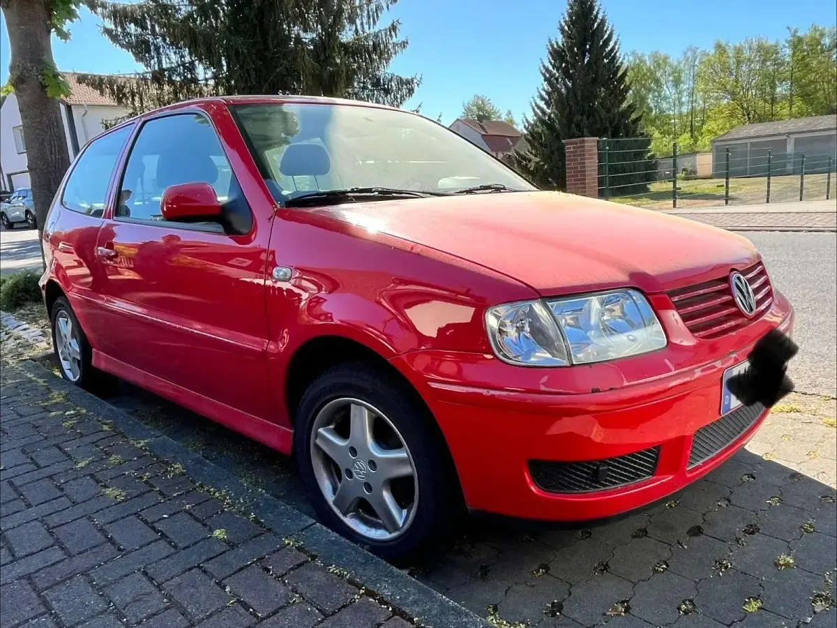 Gebraucht VW Polo Basis 50 PS (36 kW) 2001 Rot Kleinwagen
