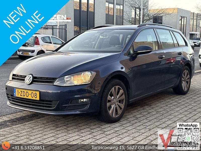 Blau Gebraucht 2014 VW Golf VII Comfortline Kombi | 3.350 € (Superpreis) - Bild 1/4