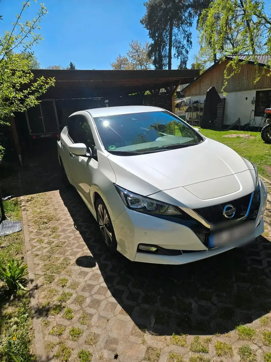 Gebraucht Nissan Leaf 88 kW (120 PS) 2019 Weiß Kleinwagen