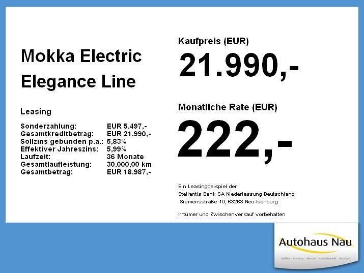 Gebraucht Opel Mokka-e Elegance 100 kW (136 PS) 2023 Weiß SUV