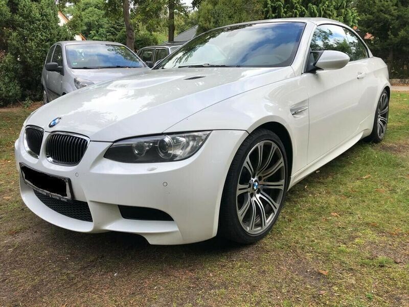 Weiß Gebraucht 2008 BMW M3 Cabriolet Performance Cabrio | 34.377 € (Teuer) - Bild 1/4