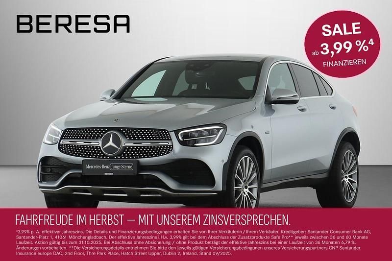 Silber Gebraucht 2020 Mercedes GLC300e AMG Coupé | 44.180 € (Guter Preis) - Bild 1/4