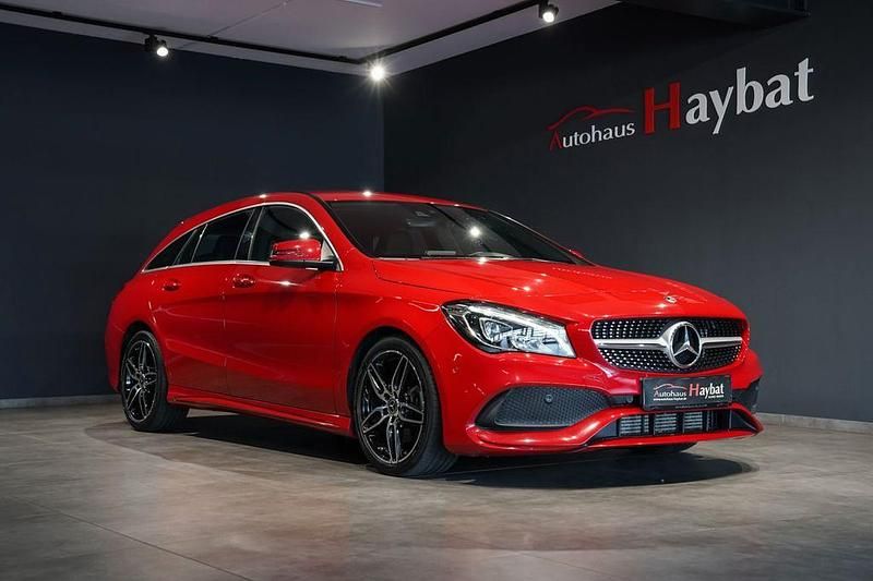 Rot Gebraucht 2017 Mercedes CLA220 Shooting Brake AMG Kombi | 19.950 € (Guter Preis) - Bild 1/4