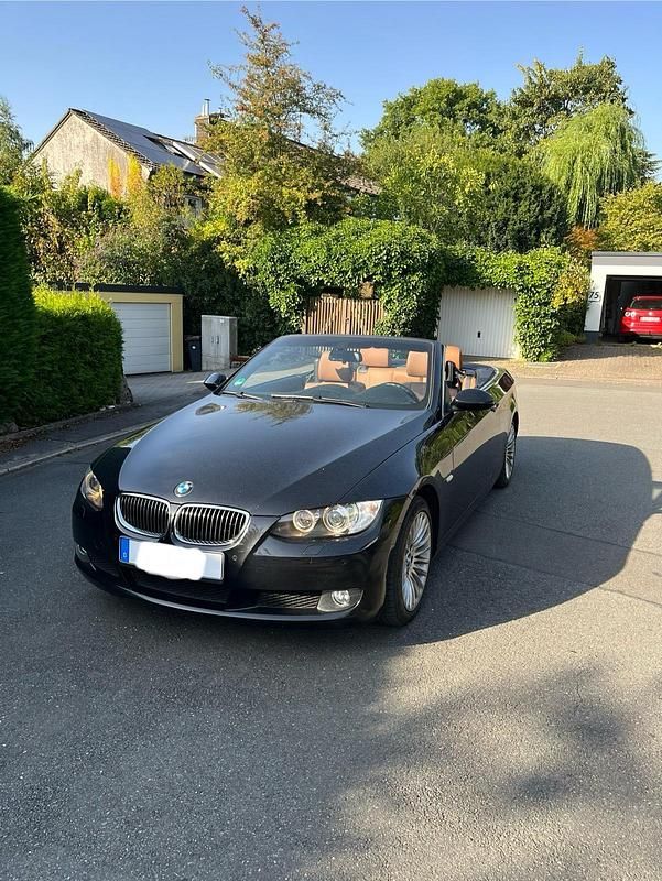 Schwarz Gebraucht 2009 BMW 325 Cabriolet Cabrio | 12.900 € (Guter Preis) - Bild 1/4