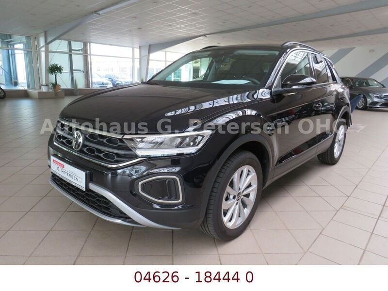 Schwarz Gebraucht 2024 VW T-Roc Life SUV | 29.290 € (Guter Preis) - Bild 1/4