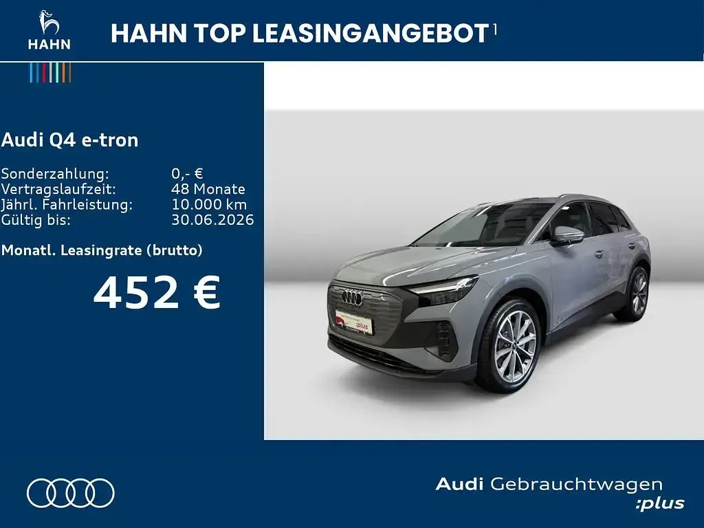 Second-hand Audi Q4 e-tron Sport 210 kW (286 CP) 2025 Gri SUV