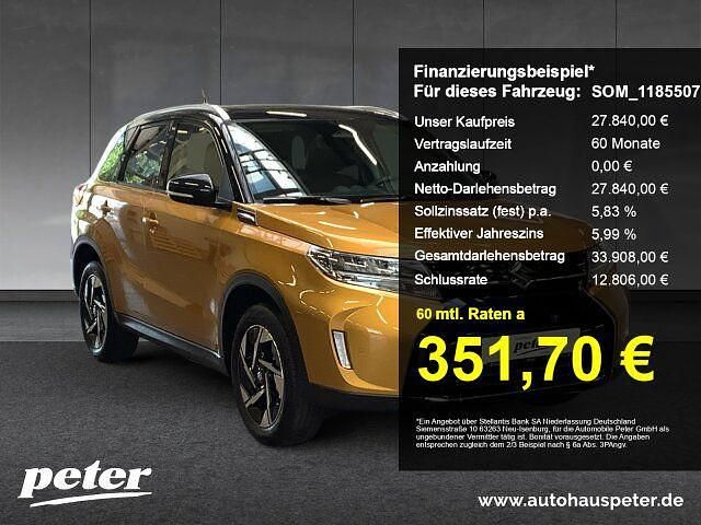 Schwarz Neu 2025 Suzuki Vitara Comfort+ SUV | 27.840 € (Fairer Preis) - Bild 1/4