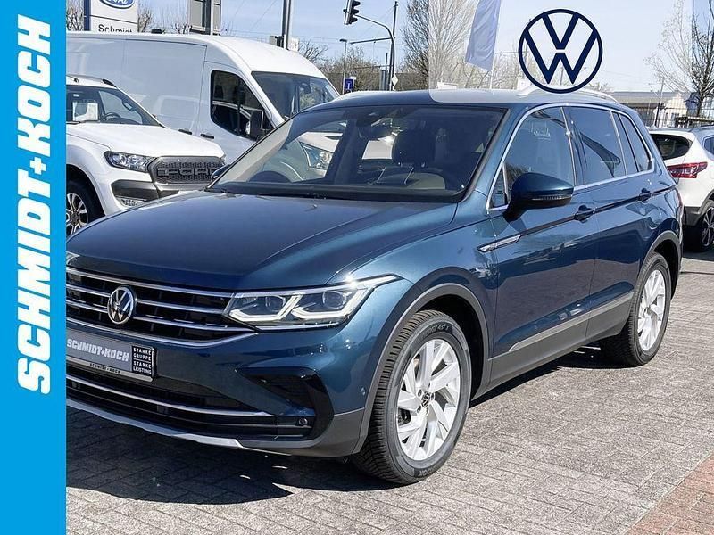 Night blue Gebraucht 2021 VW Tiguan Elegance SUV | 26.950 € (Guter Preis) - Bild 1/4