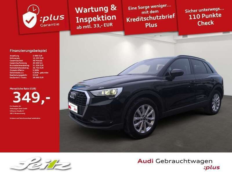 Mythosschwarz metallic Gebraucht 2022 Audi Q3 S-Line SUV | 29.690 € (Superpreis) - Bild 1/2