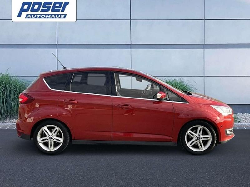 Gebraucht Ford C-MAX Titanium 125 PS (91 kW) 2017 Rot Van / Kleinbus