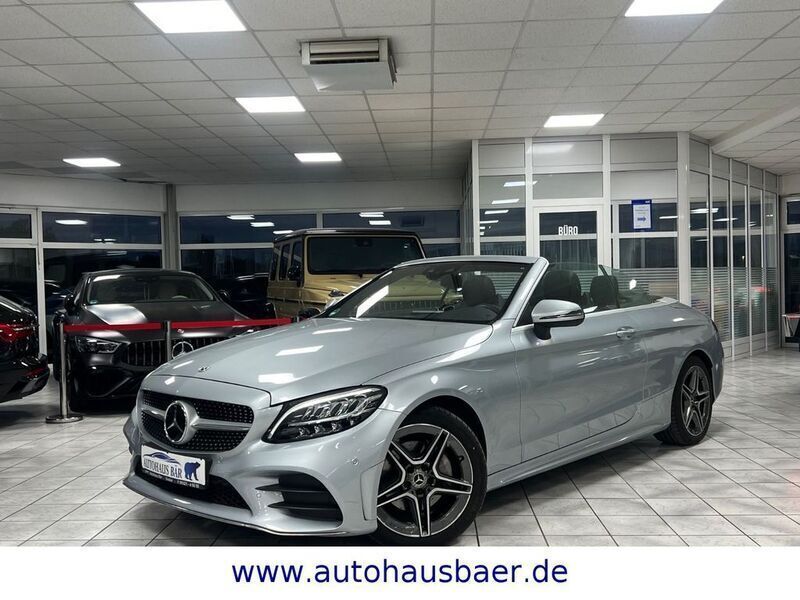 Silber Gebraucht 2022 Mercedes C200 AMG Cabrio | 39.990 € (Fairer Preis) - Bild 1/4