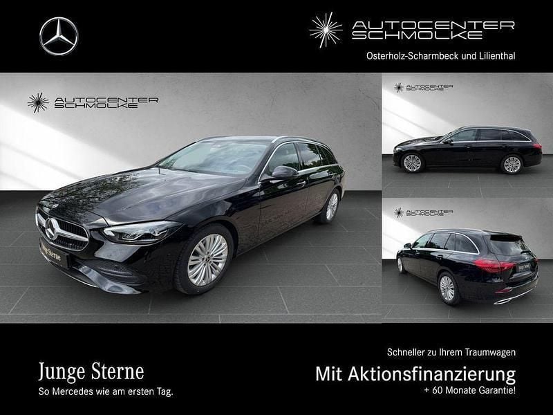 Unilack schwarz Gebraucht 2024 Mercedes C180 Avantgarde Kombi | 36.439 € (Guter Preis) - Bild 1/4