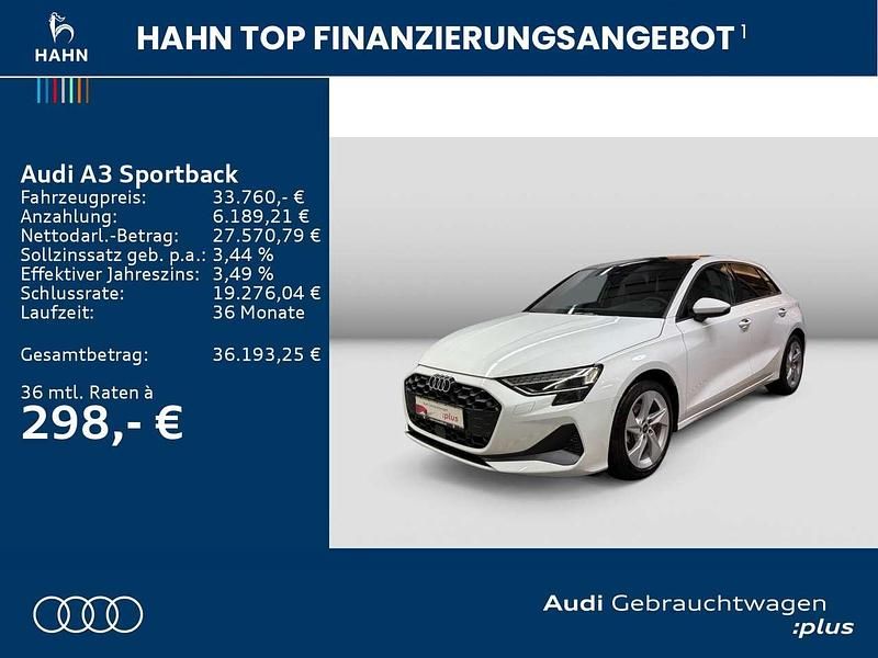 Gebraucht Audi A3 Ambiente 116 PS (85 kW) 2025 Gletscherweiß metallic Limousine
