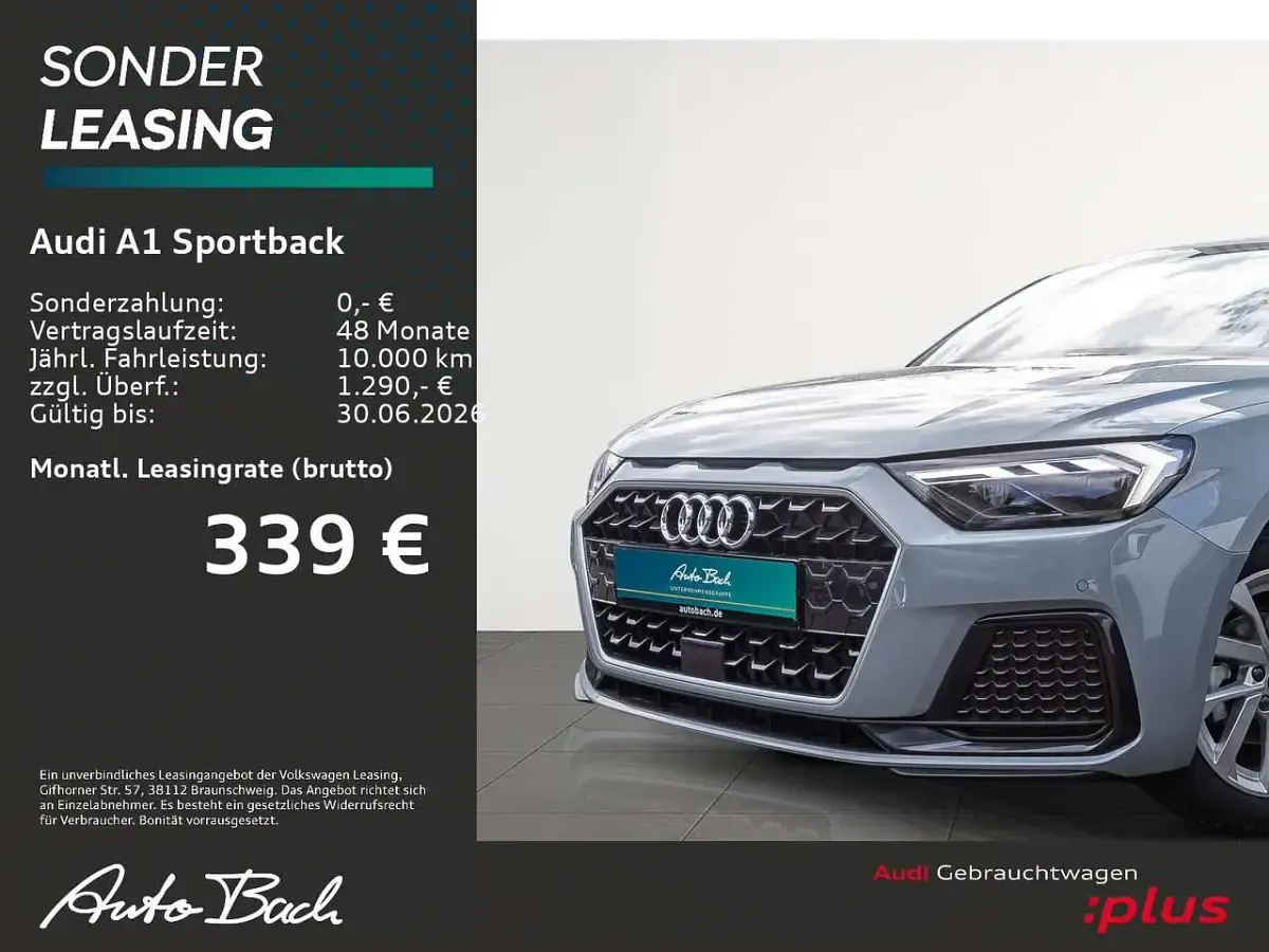 Gebraucht Audi A1 Advanced Plus 95 PS (69 kW) 2026 Pfeilgrau perleffekt SUV