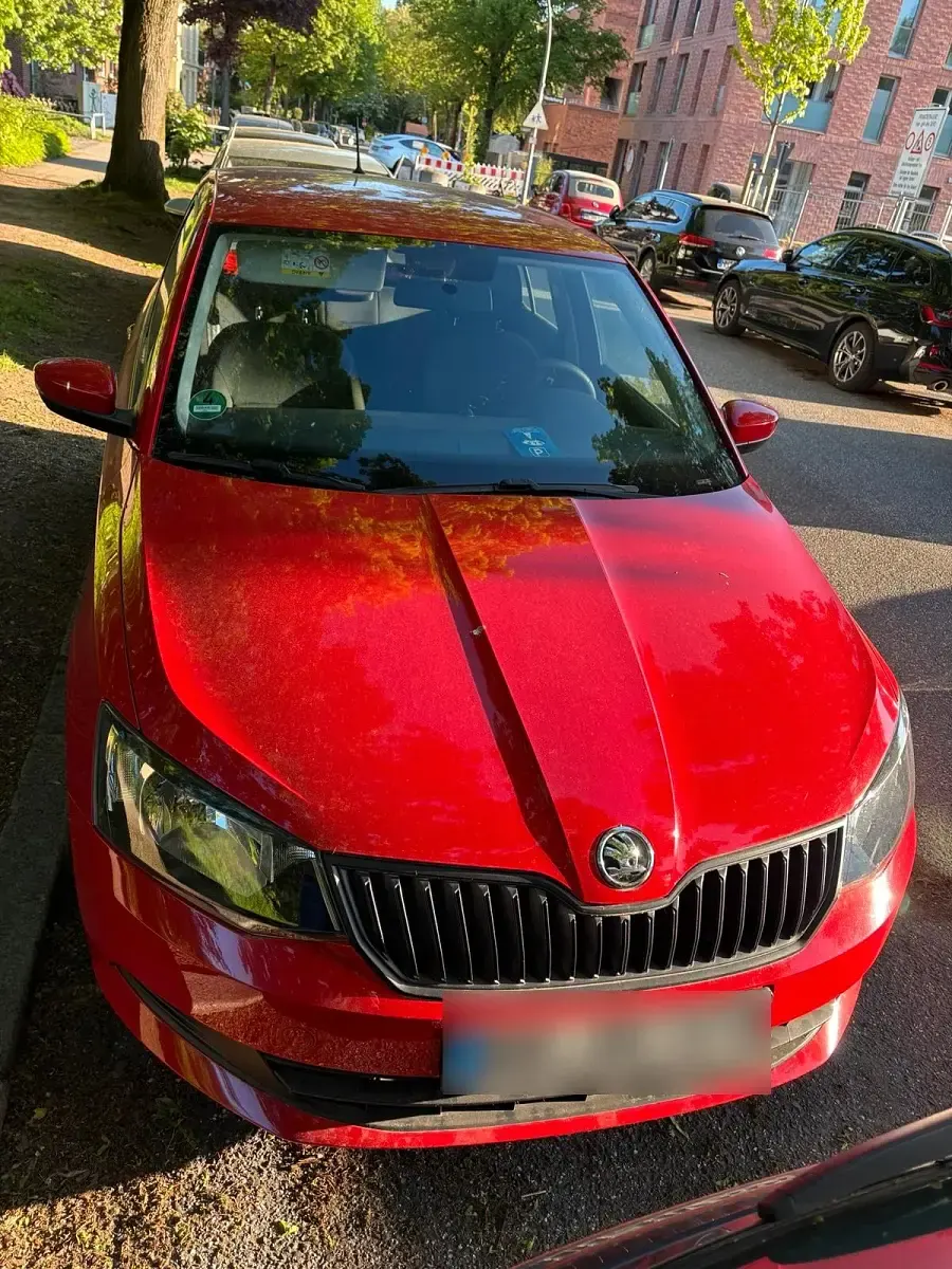 Brugt Skoda Fabia 60 HK (44 kW) 2016 Rød Hatchback