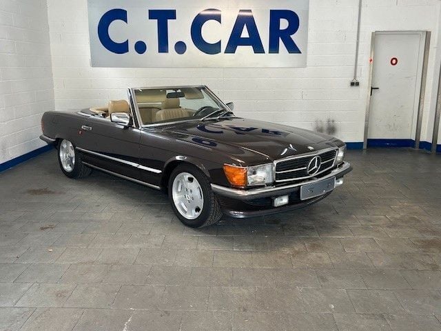 Gebraucht Mercedes SL420 204 PS (150 kW) 1989 Braun Cabrio