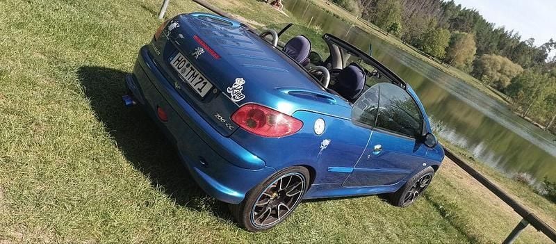 Gebraucht Peugeot 206 CC 109 PS (80 kW) 2005 Blau Cabrio