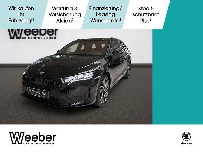 Schwarz Neu 2025 Skoda Octavia SportLine Kombi | 42.780 € - Bild 1/4