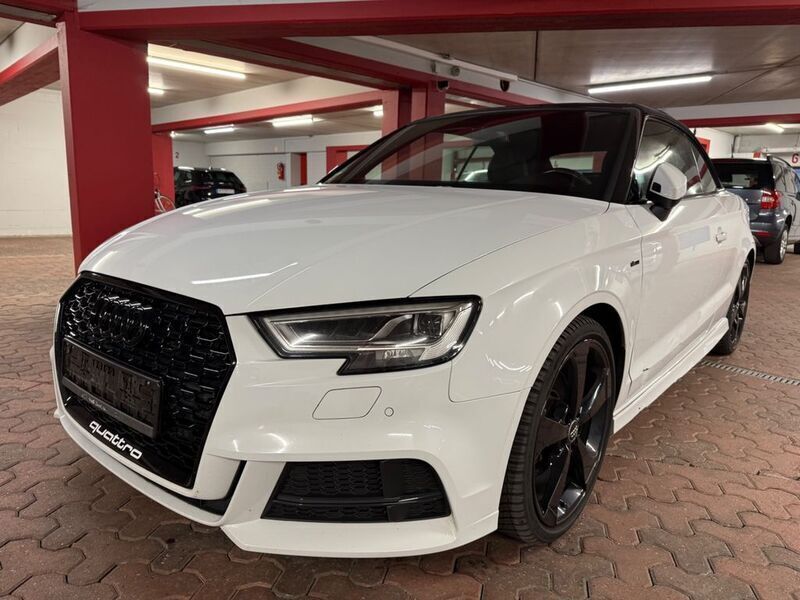 Weiß Gebraucht 2017 Audi A3 Cabriolet S-Line Cabrio | 18.990 € (Etwas zu teuer) - Bild 1/4