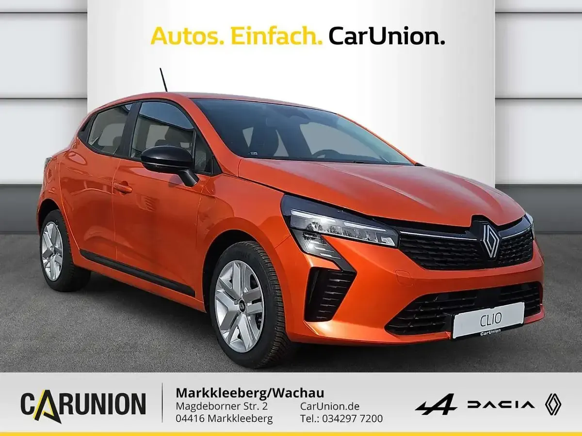 Neu Renault Clio V Evolution 91 PS (66 kW) 2025 Valenciaorange metallic Limousine