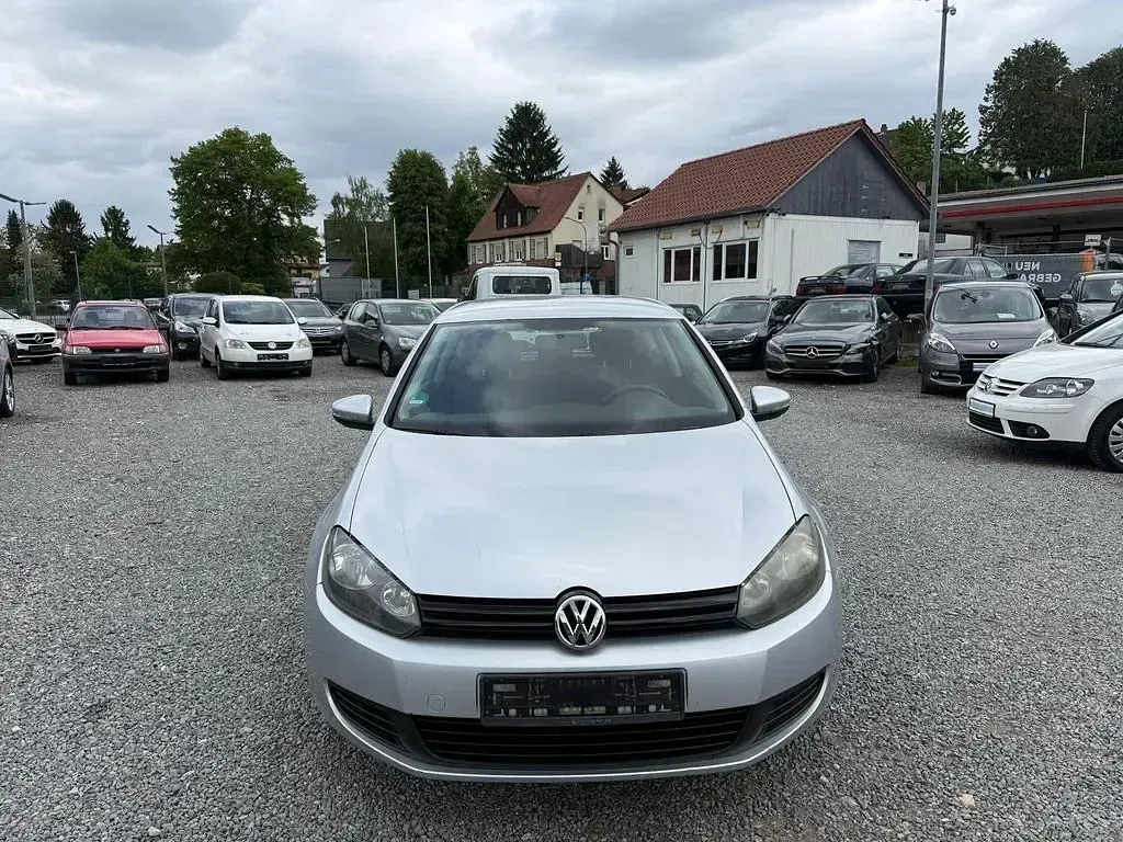 Second-hand VW Golf VI Trendline 80 CP (58 kW) 2009 Argintiu Hatchback