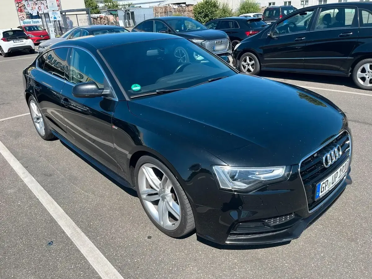 Gebraucht Audi A5 Sportback S-Line 190 PS (139 kW) 2016 Schwarz Kleinwagen