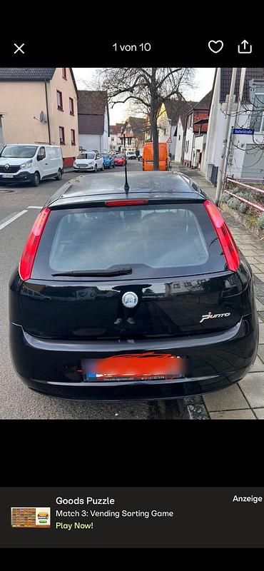 Schwarz Gebraucht 2005 Fiat Punto Kleinwagen | 1.700 € (Teuer) - Bild 1/4