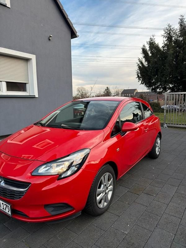 Rot Gebraucht 2015 Opel Corsa Edition Kleinwagen | 4.599 € (Superpreis) - Bild 1/4
