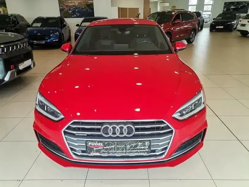 Usata Audi A5 S-Line 252 CV (185 kW) 2017 Rosso Coupé