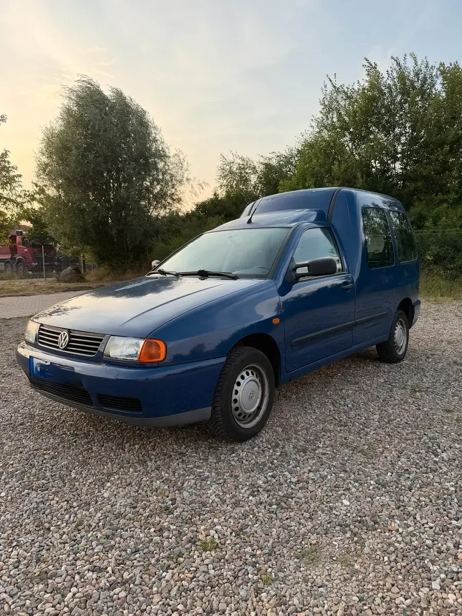 Gebraucht VW Caddy 60 PS (44 kW) 2002 Blau