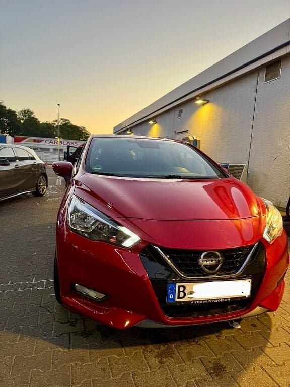 Rot Gebraucht 2020 Nissan Micra Tekna Kleinwagen | 11.500 € (Guter Preis) - Bild 1/4