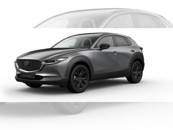Grau (metallic) Neu 2025 Mazda CX-30 Homura-Line SUV | 26.274 € - Bild 1/4