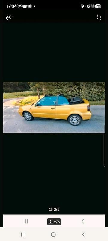Gebraucht VW Golf 120 PS (88 kW) 1998 Gelb Cabrio