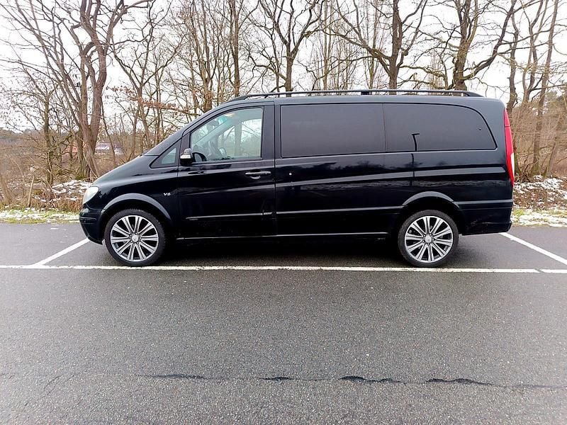 Schwarz Gebraucht 2008 Mercedes Viano Van / Kleinbus | 6.000 € (Superpreis) - Bild 1/4