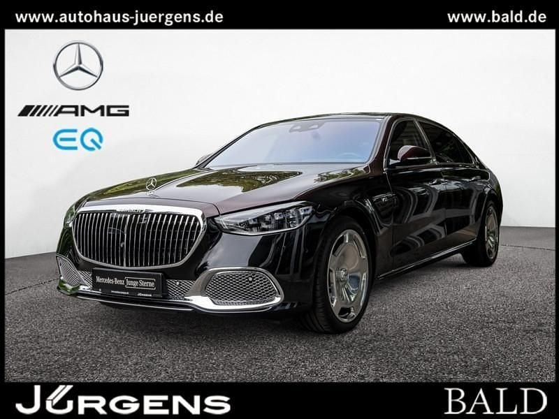 Schwarz obsidianschwarz metallic Gebraucht 2024 Mercedes S680 Maybach Limousine | 185.580 € - Bild 1/4