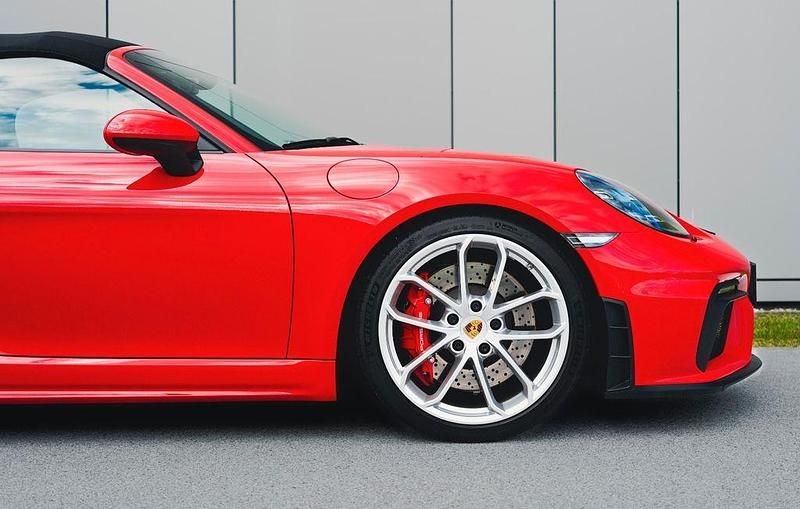 Gebraucht Porsche Boxster Spyder 420 PS (308 kW) 2021 Rot Cabrio