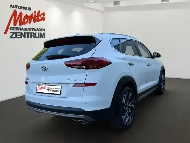 Gebraucht Hyundai Tucson Premium 177 PS (130 kW) 2019 Weiss SUV