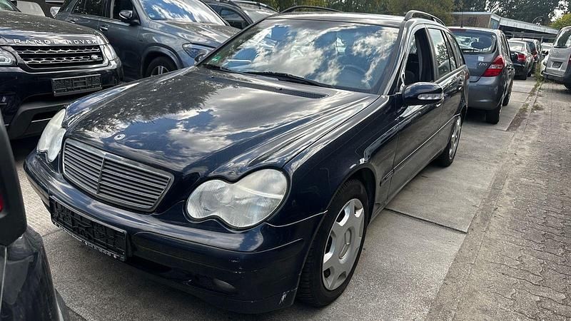 Blau Gebraucht 2003 Mercedes C220 Classic Kombi | 1.300 € (Superpreis) - Bild 1/4