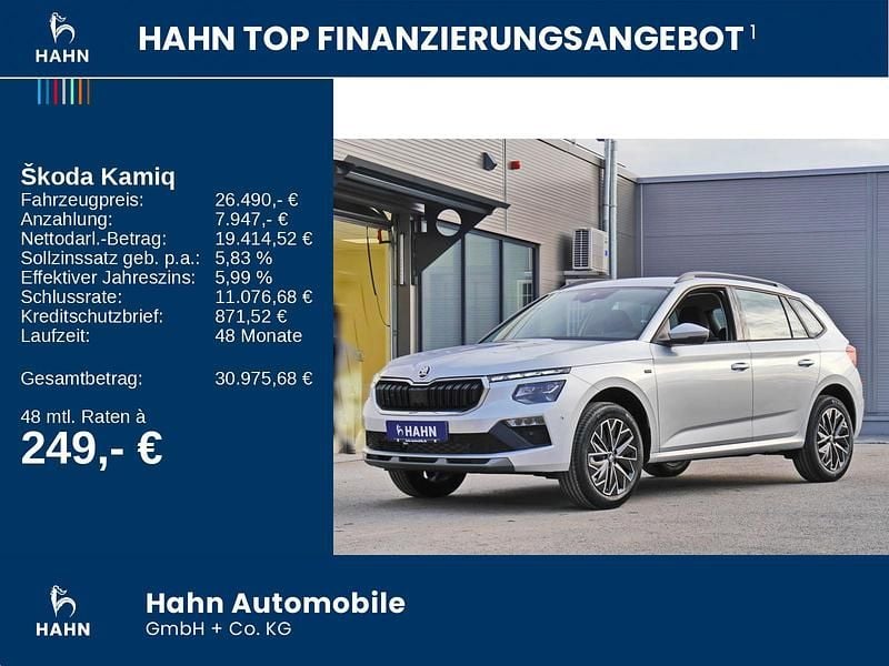Neu Skoda Kamiq Tour 116 PS (85 kW) 2026 Silber SUV