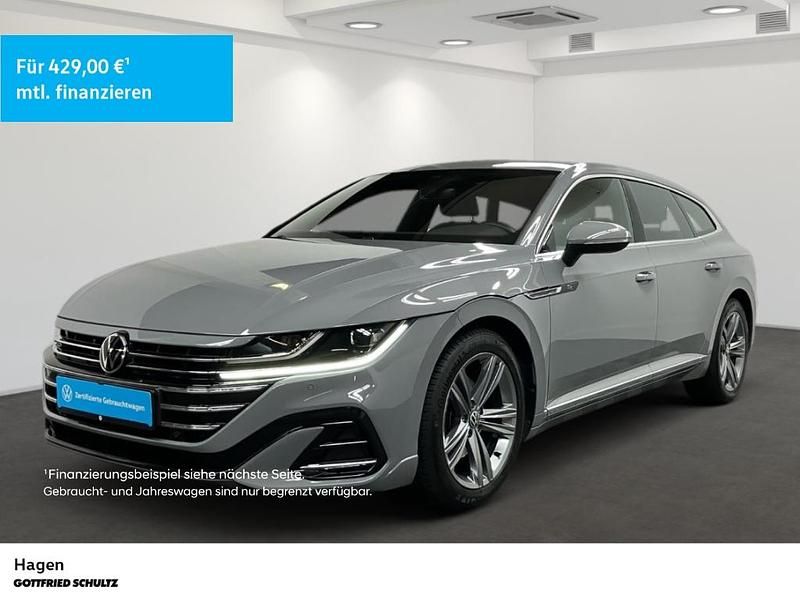 Grau Gebraucht 2021 VW Arteon R-line Kombi | 27.810 € (Superpreis) - Bild 1/4