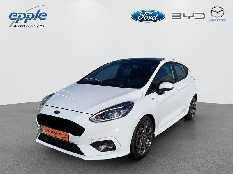 Frozen white Gebraucht 2020 Ford Fiesta ST-Line Kleinwagen | 15.800 € (Fairer Preis) - Bild 1/4