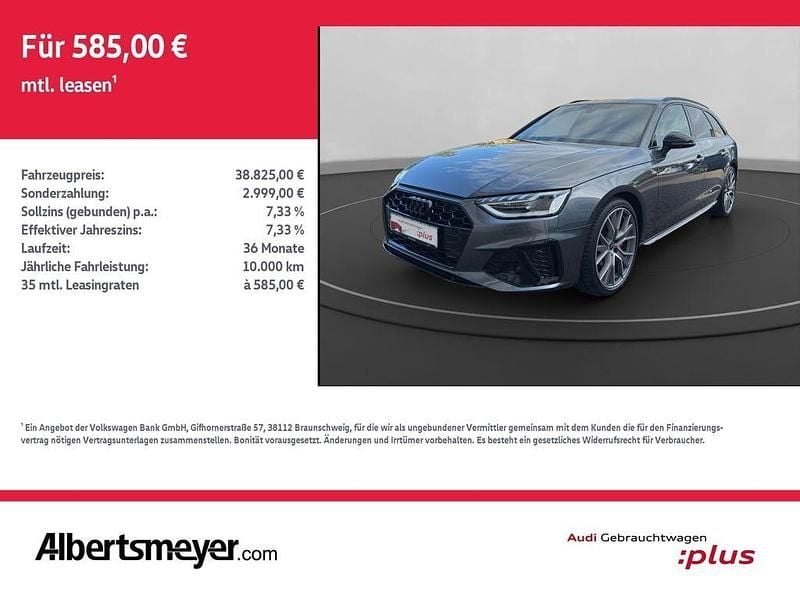 Grau Gebraucht 2023 Audi A4 S-Line Kombi | 38.825 € (Fairer Preis) - Bild 1/4