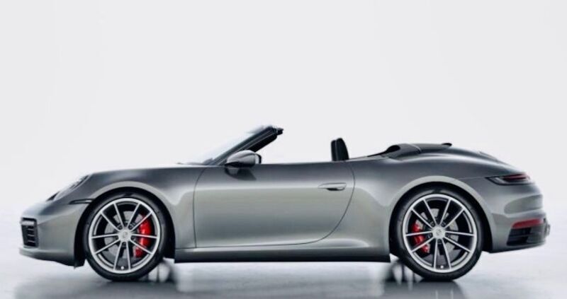 Grau Gebraucht 2020 Porsche 911 Carrera 4 Cabriolet Cabrio | 124.500 € (Fairer Preis) - Bild 1/4