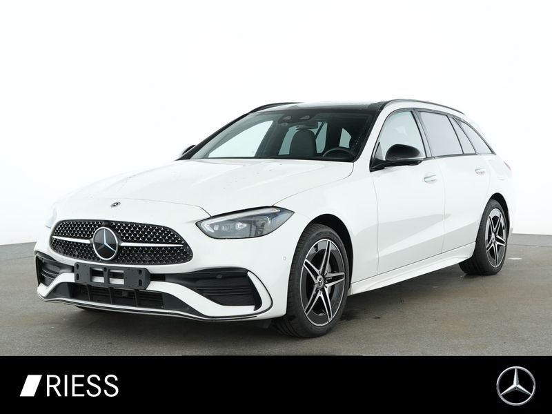 Unilack polarweiß Gebraucht 2023 Mercedes C300e AMG Kombi | 42.900 € (Fairer Preis) - Bild 1/4